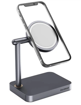 Maxonar Mag Safe Charger Stand Міцна металева настільна підставка преміум-класу Mag Safe Base Stand