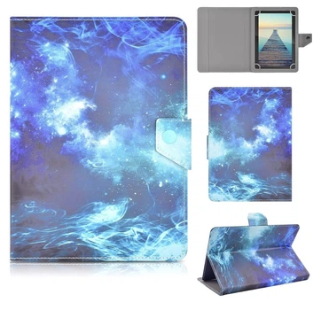Katumo Universal 10″ Tablet Case – Light Blue Galaxy Чехол