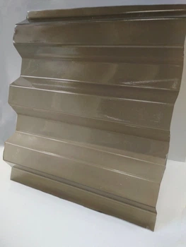 Лист Rodeca Greca Clear полікарбонат 4000x1040x0,8мм бронза