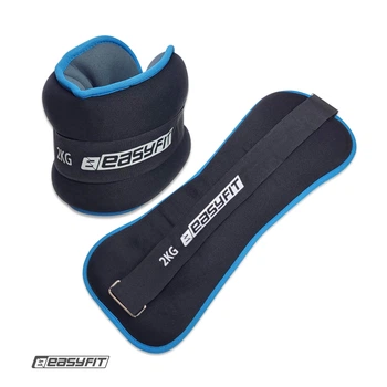 Утяжелители EF Comfort 2 шт по 2 кг с фиксированным весом (манжеты для ног и рук с металлическим наполнителем, универсальные для бега) EF-YLC-20
