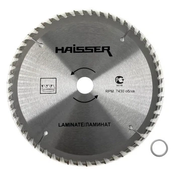 Диск пильный HAISSER по ламінату - 190х30 54 зуб.