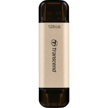 USB флеш накопичувач Transcend 128GB JetFlash 930 Gold-Black USB 3.2/Type-C
