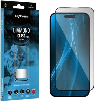 Защитное стекло MyScreen Diamond Glass Edge для Apple iPhone 17e Black (5904433279475)