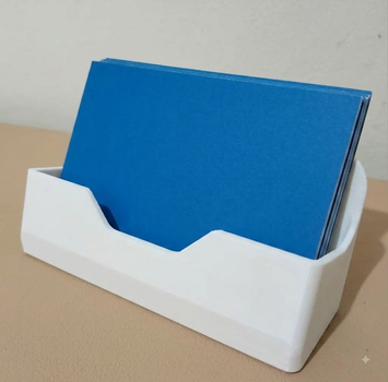 Держатель для визиток Бизнес Настольная подставка для визиток 3D Печать Пластик Белый
