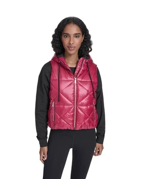 Женская жилетка Calvin Klein с капюшоном 1159861562 (Розовый L)