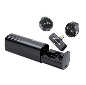 Бездротова мікрофонна система Ulanzi A21 Lightning Wireless Microphone (Black) (A054)