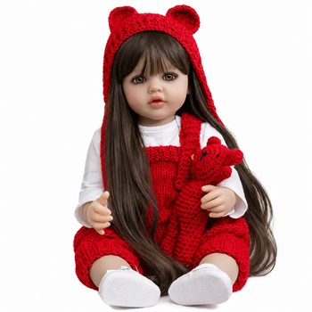 Реалистичная кукла Реборн 55 см полностью виниловая Doll Reborn Baby К0100225