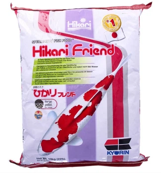 Корм для прудовых рыб HIKARI FRIEND LARGE (гранула 8мм) основной корм для карпов Кои и других - 10 кг