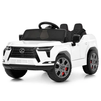 Детский электромобиль джип BAMBI Lexus M 6410EBLR-1 белый (экокожа, EVA, USB, Bluetooth)