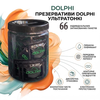 Презервативы Dolphi Ultra Thin ультратонкие, 66 шт.