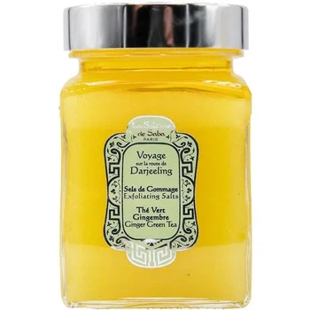 Сольовий скраб для тіла зелений чай та імбир La Sultane de Saba Exfoliating Salt Ginger Green Tea 300г