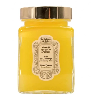 Сольовий скраб для тіла Апельсиновий Цвіт La Sultane De Saba Voyage sur la route des Delices Exfoliating Salts Orange Blossom 300мл