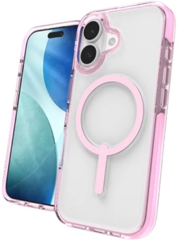Etui na smartfon Zagg Santa Cruz Snap do Apple iPhone 17 Pink Transparent (702318928)