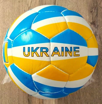 М'яч футбольний BALLONSTAR-14 UKRAINE, жовто-блакитний