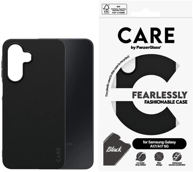 Etui na smartfon PanzerGlass CARE TPU Case do Samsung Galaxy M17 5G / Samsung Galaxy A17 4G / Samsung Galaxy A17 5G Black (CR32017)