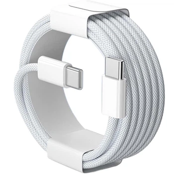 Кабель для зарядки и передачи данных Apple Type-C to Type-C New Design Nylon 240W 2m 1:1 совместимость со iPhone 17 Pro Max, iPad Pro 13-inch (M5) MacBook Air (13-дюйм, M4, 2025)