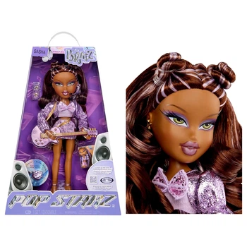 Модна лялька Bratz Pop Starz Sasha рок поп зірка Саша з аксесуарами та підвіскою 595991