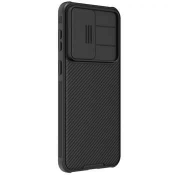 Карбована накладка Nillkin Pro зі шторкою для камери на Samsung Galaxy S26 FE (Black) (259480)