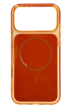 Чохол-накладка Devia Shield Magnetic для iPhone 17 Pro Max Clear/Orange