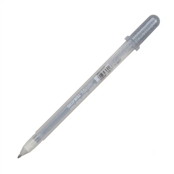 Ручка гелевая Sakura Gelly Roll Metallic, 0,4 мм, серебро (XPGB-M#553)