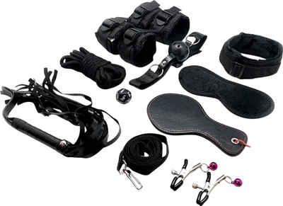 Набор БДСМ Alive Fury Black BDSM Kit 10 предметов (8433345336190)