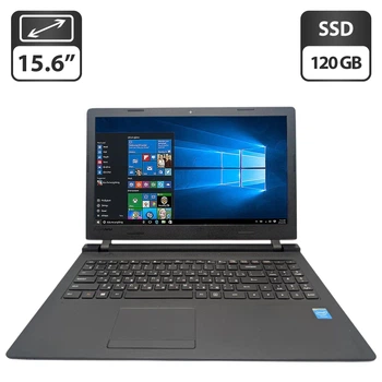 Ноутбук Lenovo IdeaPad 110-15IBY / 15.6" (1366x768) TN / Intel Celeron N2840 (2 ядра по 2.16 - 2.58 GHz) / 8 GB DDR3 / 120 GB SSD / Intel HD Graphics / WebCam / DVD-ROM б/у