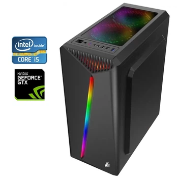 Игровой ПК 1stPlayer Rainbow-R3-3R1 Tower / Intel Core i5-6600T (4 ядра по 2.7 - 3.5 GHz) / 16 GB DDR4 / 240 GB SSD + 500 GB HDD / nVidia GeForce GTX 770, 2 GB GDDR5, 256-bit / 500W б/у