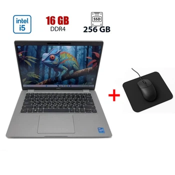 Ноутбук Dell Latitude 5420 / 14" (1920x1080) IPS / Intel Core i5-1145G7 (4 (8) ядер по 2.6 - 4.4 GHz) / 16 GB DDR4 / 256 GB SSD / Intel Iris Xe Graphics / WebCam б/у + Подарок Мышка и коврик