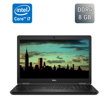 Ноутбук Dell Latitude 5591 / 15.6" (1366x768) TN / Intel Core i7-8850H (6 (12) ядра по 2.6 - 4.3 GHz) / 8 GB DDR4 / 256 GB SSD / Intel UHD Graphics 630 / WebCam / Windows 10 б/у