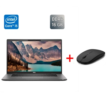 Ультрабук Dell Latitude 7530 / 15.6" (1920x1080) IPS Touch / Intel Core i5-1245U (10 (12) ядер по 1.2 - 4.4 GHz) / 16 GB DDR4 / 256 GB SSD / Intel Iris Xe Graphics / WebCam / HDMI б/у + Подарок Беспроводная мышь / USB
