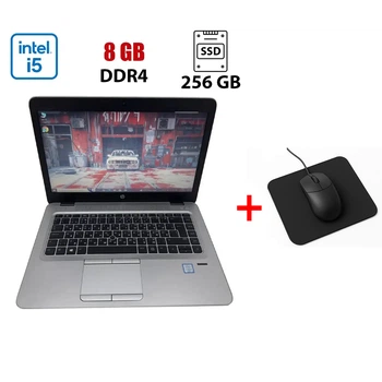 Ноутбук HP EliteBook 840 G3 / 14" (1920x1080) TN / Intel Core i5-6200U (2 (4) ядер по 2.30 - 2.8 GHz) / 8 GB DDR4 / 256 GB SSD / Intel HD Graphics 520 / WebCam б/у + Подарок Мышка и коврик
