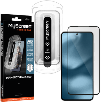 Szkło hartowane MyScreen Diamond Glass Pro Fit Frame do Samsung Galaxy S25 Transparent (5908031052201)