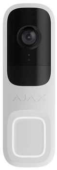 Inteligentny wideodzwonek Ajax DoorBell z kamerą i czujnikiem ruchu Biały (AX000661)