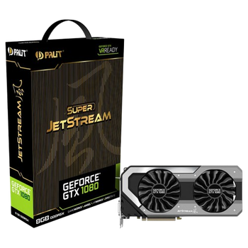 Відеокарта GeForce GTX 1080 8GB Palit Super JetStream (NEB1080S15P2-1040J) Б/В