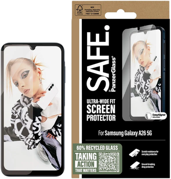 Захисне скло Panzer Glass SAFE. Screen Protector для Samsung Galaxy A26 5G Transparent (5715685017520)