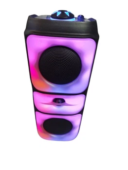 Портативна Bluetooth колонка MS-3629BT-M з RGB підсвіткою FM радіо USB TF карта бездротова акустика з вбудованим акумулятором підтримкою мікрофона та зарядкою Type-C компактна музична система для дому подорожей і відпочинку