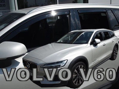 Дефлекторы окон ветровики Volvo V60 5D 18- вставные 4шт Heko Вольво В60 АМ0056151