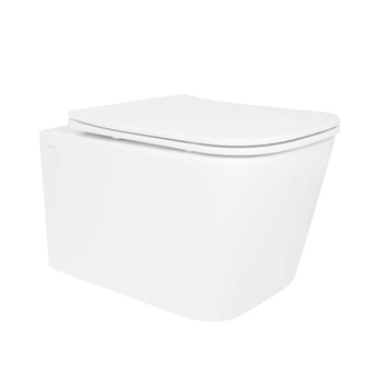 Унитаз подвесной Qtap Crow безободочный с сиденьем Soft-close QT05335171W