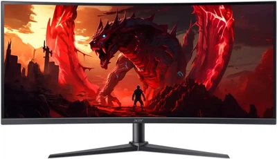 Монітор Acer 34'' Nitro XZ0 XZ340CURW0 (3440 x 1440) (1ms) (2 x HDMI, 1 x DisplayPort) (Black)
