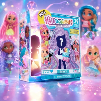 Іграшка сюрприз модна лялька Hairdorables для створення зачісок із 4 аксесуарами