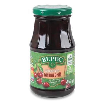 Конфітюр Верес вишневий 370 г
