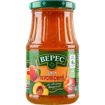 Джем Верес персиковий 380 г