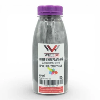 Тонер HP LJ 1320/1160/ STATIC CONTROL 100г/фасовка Welldo (UWDTH1320U-100)
