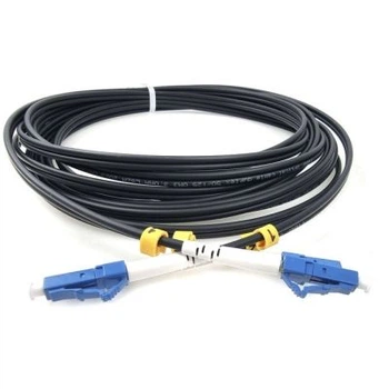 Оптический патчкорд LC/UPC-LC/UPC, Multimode (50/125, OM3), LSZH, Duplex, Black, 5m Eserver (ES-LC-LC/UPC-5-MM-D)