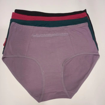 Трусы женские слипы 3XL однотонные Anttifu 01274 - 4 шт