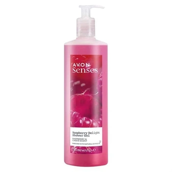 Зволожувальний гель для душу Avon Senses Малинове задоволення 720 мл
