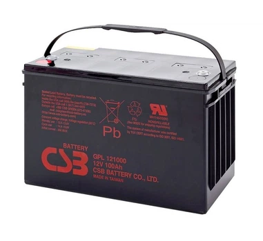 Акумуляторна батарея CSB GPL121000, 12V 100Ah (343х168х215 (220) Q1/20 (ТАЙВАНЬ) (UG-3406)