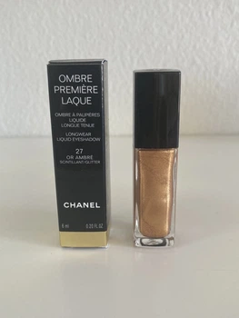 Рідкі сяючі тіні для повік Chanel Ombre Première Laque 27 Or Ambré 6 мл