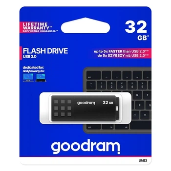Флеш-накопичувач Goodram UME30 USB 3.2 32GB Black (TGD-UME30320K0R11)