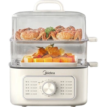Пароварка электрическая Midea многофункциональная, 10.8 л